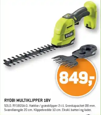 XL-BYG Ryobi multiklipper tilbud