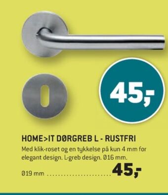 XL-BYG Home it dørgreb tilbud