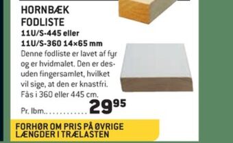 Hornbæk fodliste