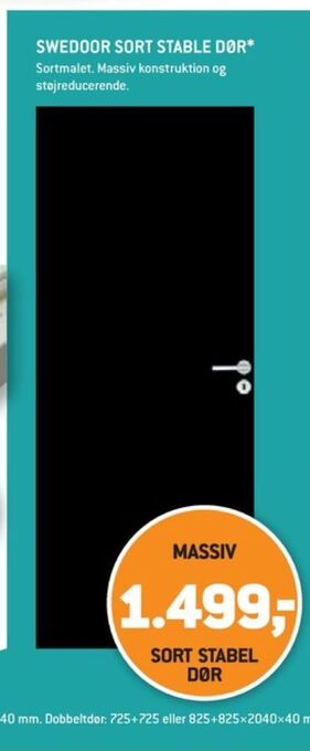 XL-BYG Swedoor dør tilbud