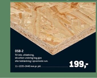 XL-BYG Ukendt osb plade tilbud