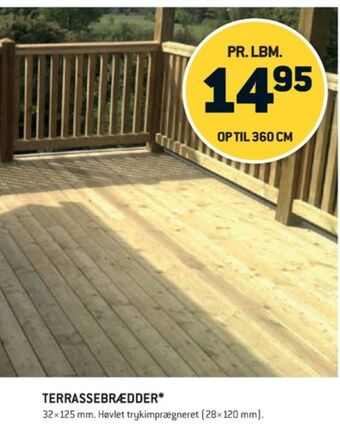 XL-BYG Ukendt terrassebrædder tilbud