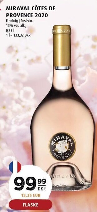 Scandinavian Park Miraval côtes de provence 2020 tilbud