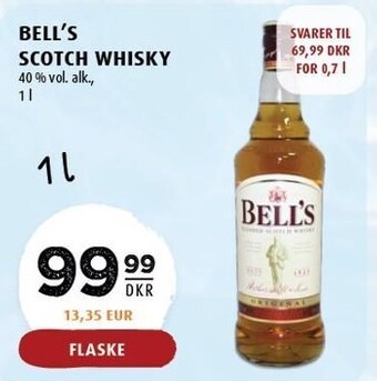 Scandinavian Park Bell's scotch whisky tilbud