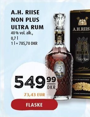 Scandinavian Park A.h. riise non plus ultra rum tilbud