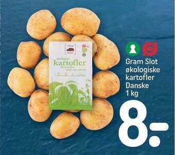 REMA 1000 Gram slot økologiske kartofler tilbud