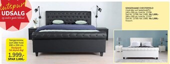 Daells Bolighus Sengeramme chesterfield tilbud