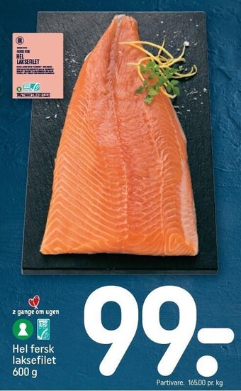 REMA 1000 Hel fersk laksefilet tilbud