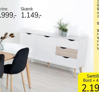 Daells Bolighus Skænk tilbud