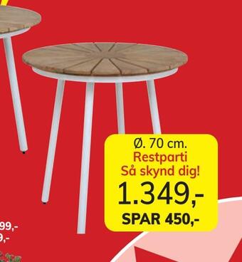 Daells Bolighus Havebord tilbud