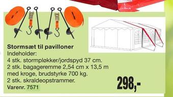 Harald Nyborg Stormsæt til pavilloner tilbud