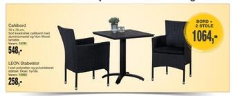 Harald Nyborg Bord + 2 stole tilbud