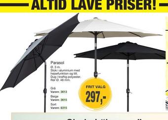 Harald Nyborg Parasol tilbud