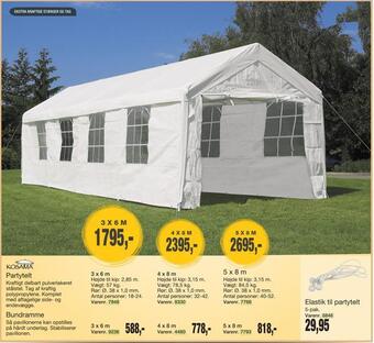 Harald Nyborg Partytelt tilbud