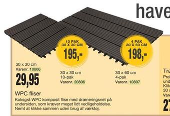 Harald Nyborg Wpc fliser tilbud