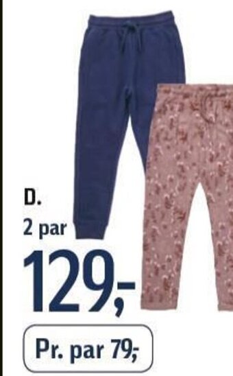 Føtex Sweatbukser. Flere varianter. 98-140 cm. tilbud