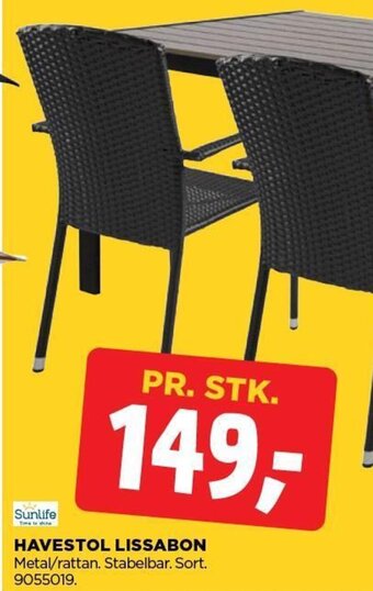 jem & fix HAVESTOL LISSABON tilbud