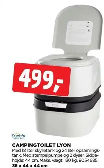 jem & fix CAMPINGTOILET LYON tilbud