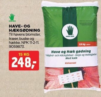 jem & fix HAVE- OG HÆKGØDNING tilbud