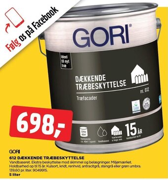 jem & fix 612 DÆKKENDE TRÆBESKYTTELSE tilbud