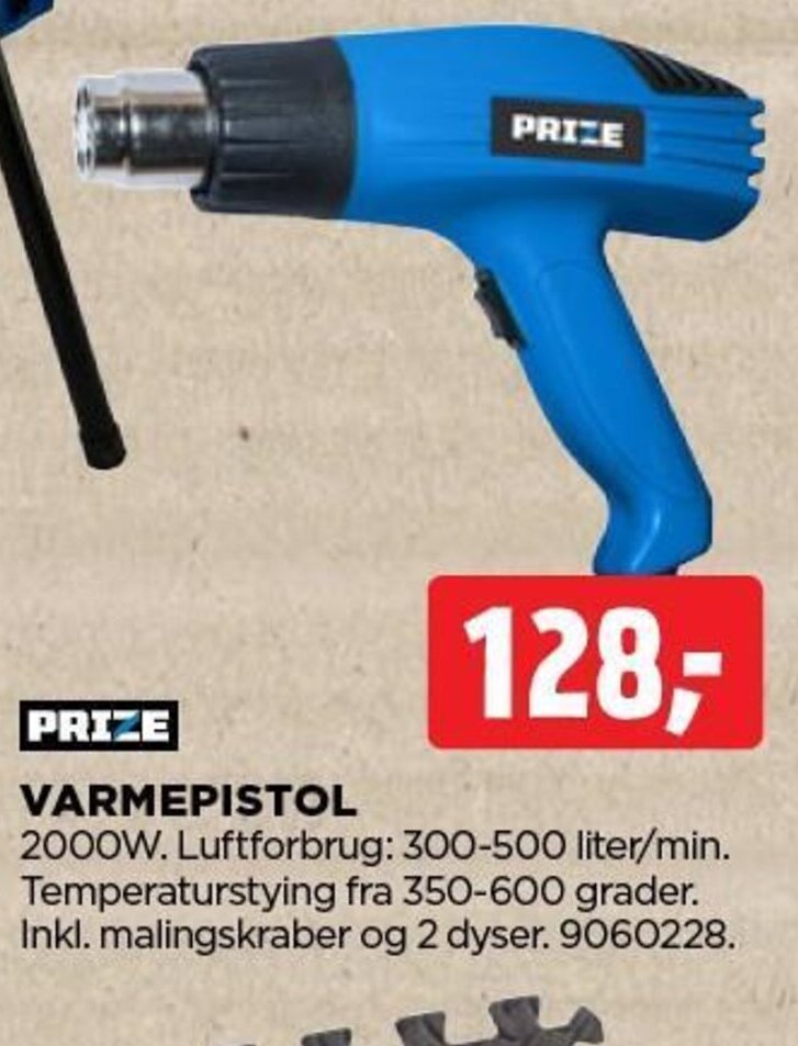 VARMEPISTOL tilbud hos jem & fix