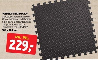 jem & fix VÆRKSTEDSGULV tilbud