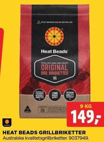 jem & fix HEAT BEADS GRILLBRIKETTER tilbud