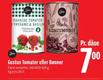 Gestus bønner