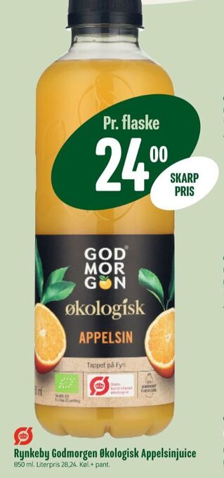 Min Købmand Rigtig appelsinjuice tilbud