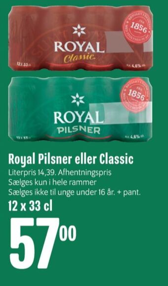Min Købmand Pilsner øl tilbud