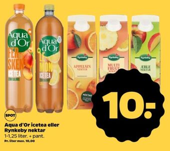Aqua d'or ice tea