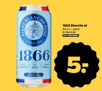 Netto 1866 biere blanche fine specialøl tilbud