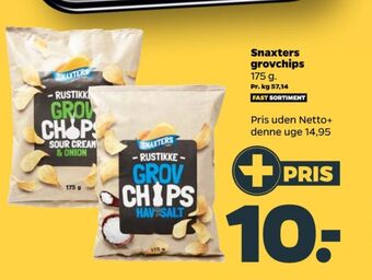 Netto Snaxters chips tilbud