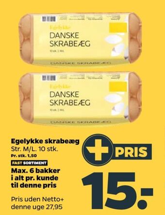 Netto Egelykke æg tilbud