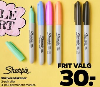 Netto Sharpie tusser tilbud