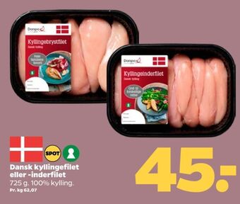 Netto Danpo kyllingebrystfilet tilbud