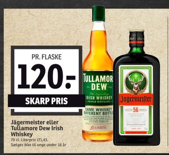 SPAR Jägermeister bitter tilbud