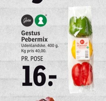 SPAR Gestus peberfrugt tilbud