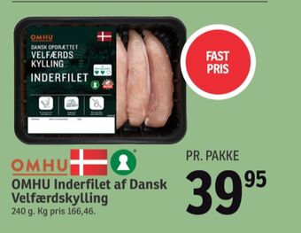 SPAR Omhu kyllingeinderfileter tilbud