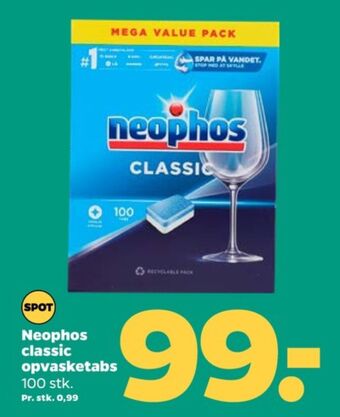 Netto Neophos maskinopvask-tabs tilbud