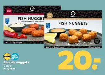 Netto Rahbek fiskenuggets tilbud