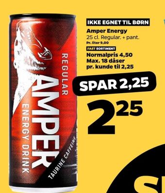 Netto Regular energidrik tilbud