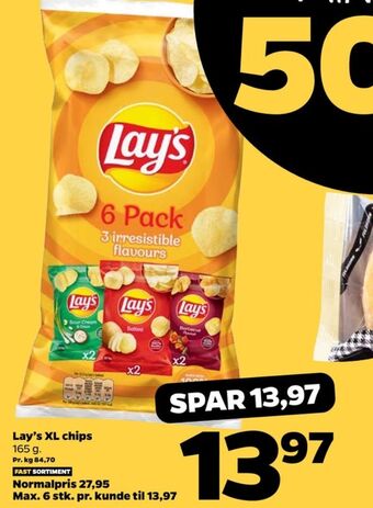Netto Lays chips tilbud