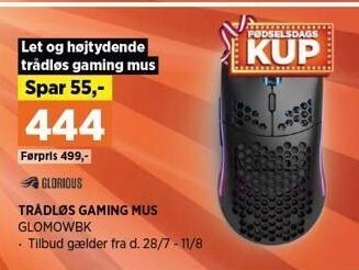 Power Glorius trådløs gaming mus tilbud