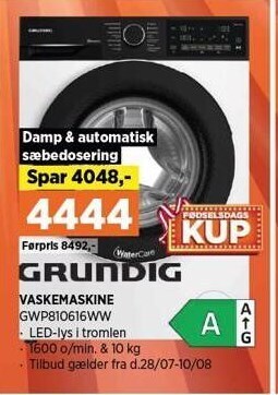 Power Grundig vaskemaskine tilbud