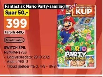 Nintendo switch spil nsmpartyss