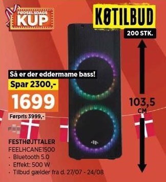 Power Festhøjttaler tilbud