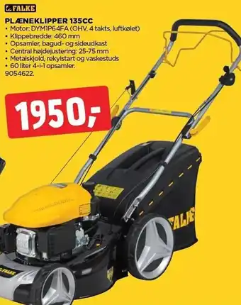 jem & fix Falke plæneklipper 135 cc tilbud