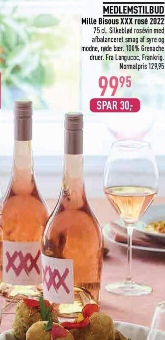 Imerco Mille bisous xxx rosé 2022 tilbud