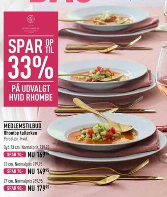 Imerco Rhombe tallerken tilbud